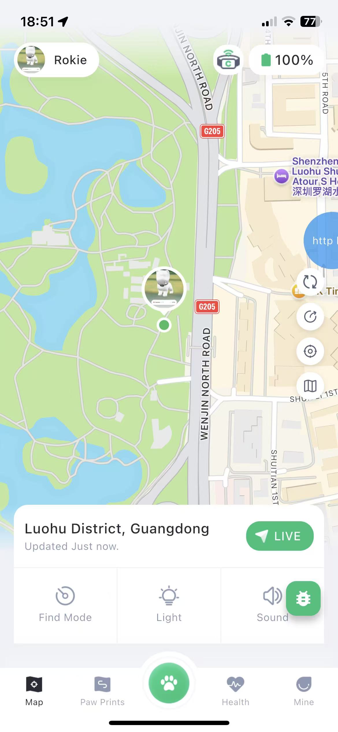 Map 页面截图